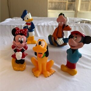 Disney Multicolor Classic Character Figurines Bath Toys